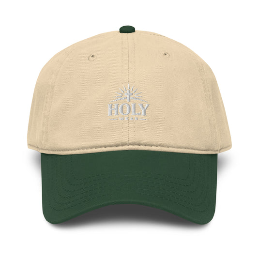 Christian faith hat with embroidered scripture design
