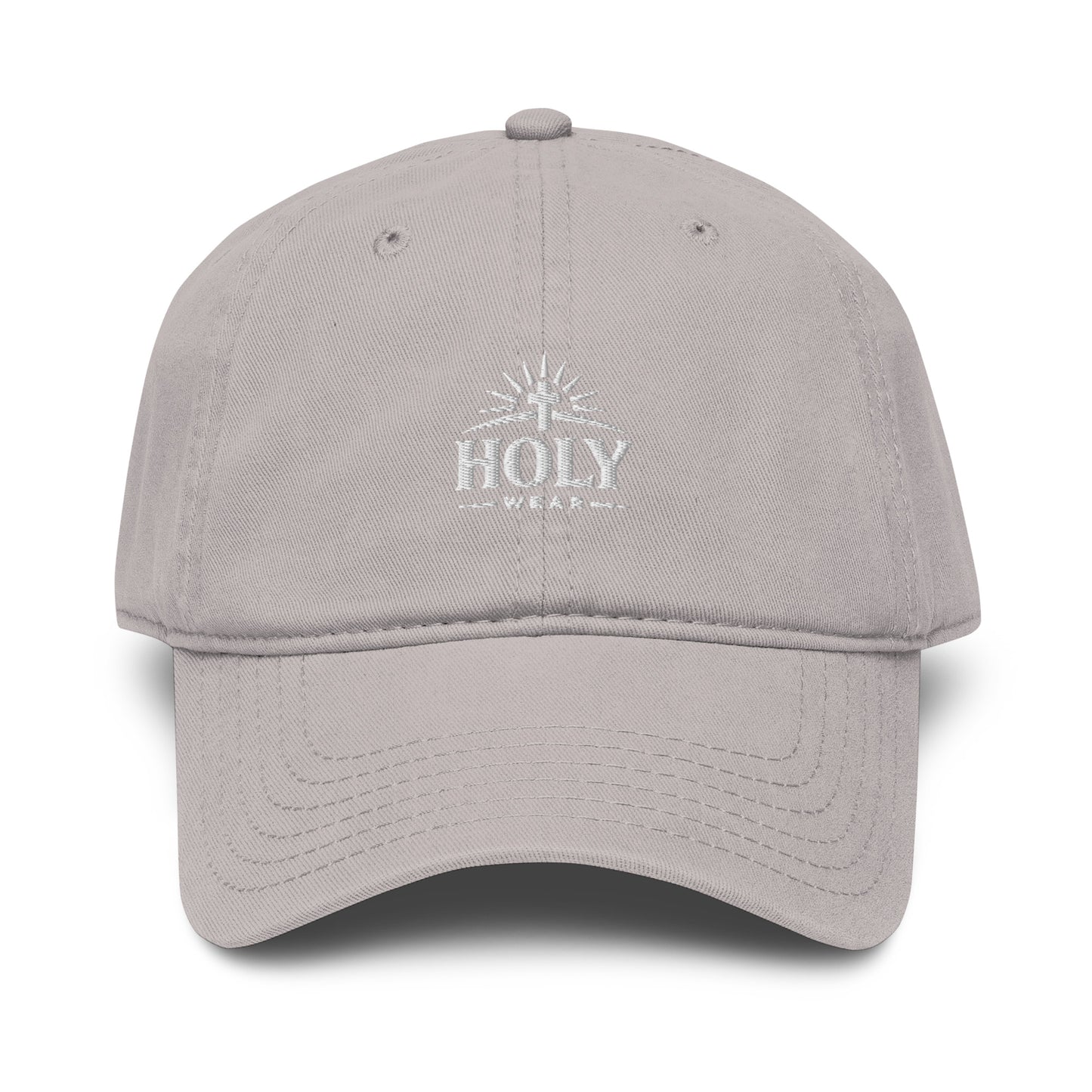 Christian faith hat with embroidered scripture design
