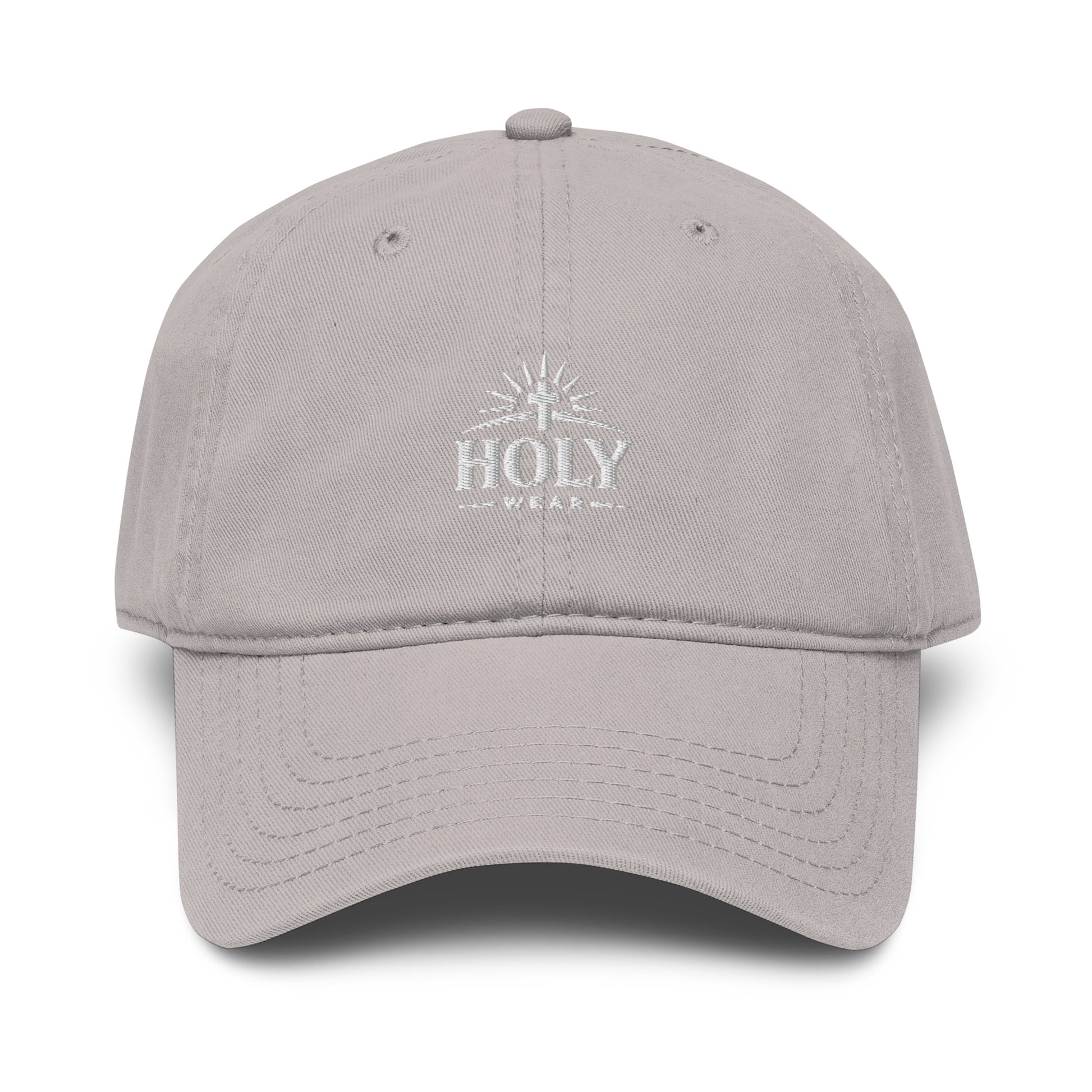 Christian faith hat with embroidered scripture design
