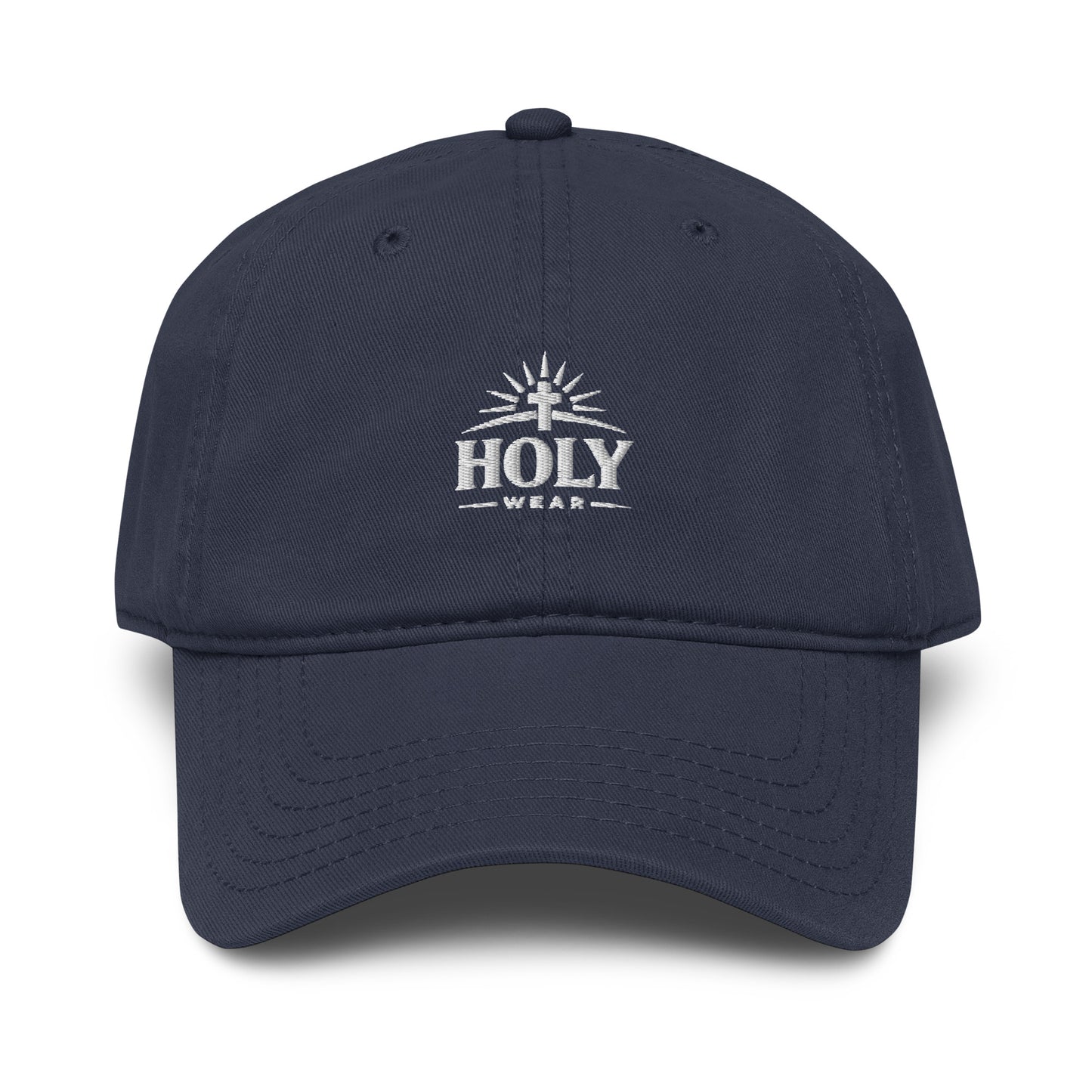 Christian faith hat with embroidered scripture design
