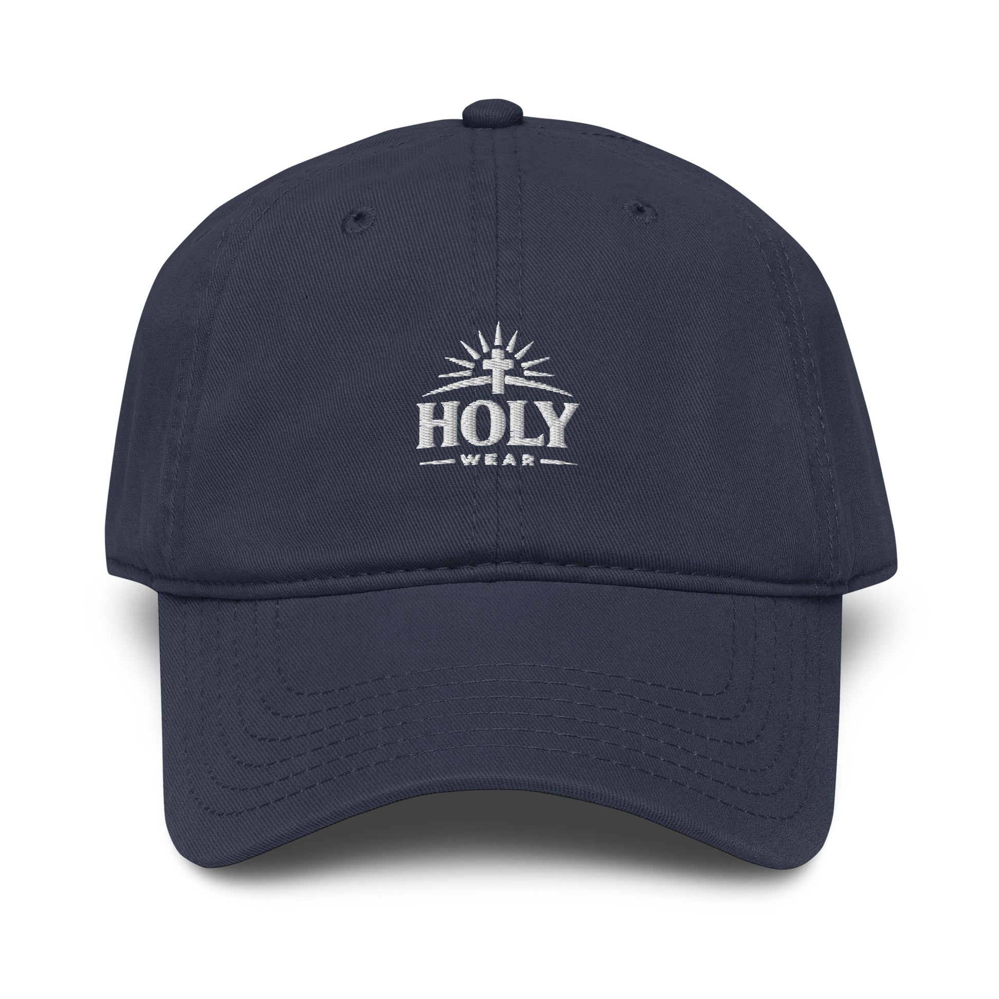 Christian faith hat with embroidered scripture design
